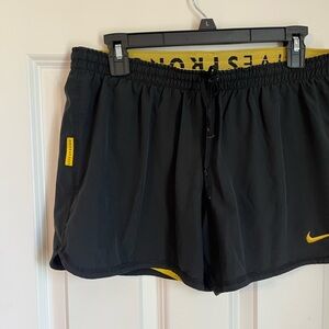 Nike Dri-FIT Black and Yellow Shorts